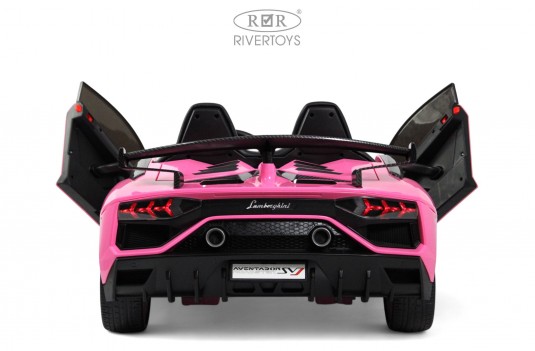 Детский электромобиль Lamborghini Aventador SVJ (A111MP) розовый