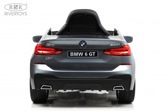 Детский электромобиль BMW6 GT (JJ2164) серый глянец