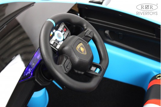 Детский электромобиль Lamborghini Huracán STO (E888EE) синий