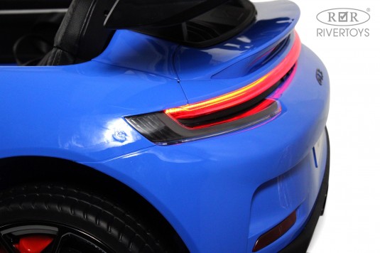 Детский электромобиль Porsche 911 GT3 (Y911YY) синий глянец Детский электромобиль Porsche 911 GT3 (Y911YY) синий глянец