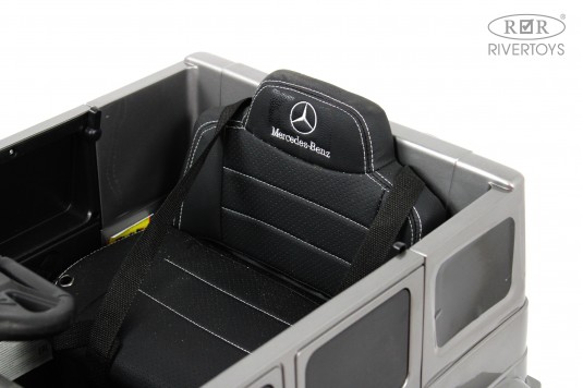 Детский электромобиль Mercedes-AMG G63 (G222GG) серый глянец
