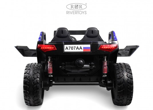 Детский электромобиль A707AA LUX NEW 4WD синий спайдер