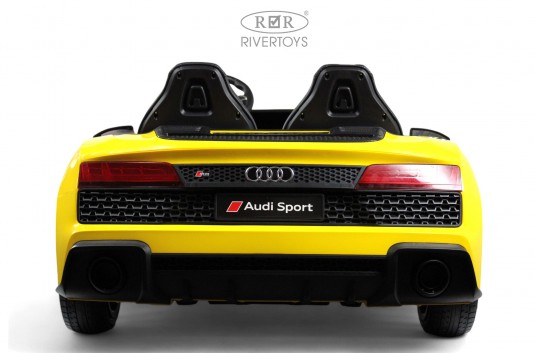 Детский электромобиль AUDI R8 (M333MM) желтый