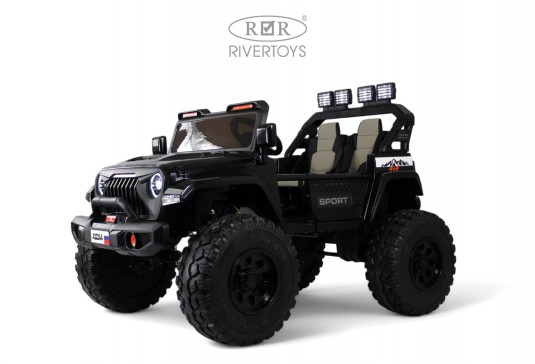 Детский электромобиль Jeep A222AA черный