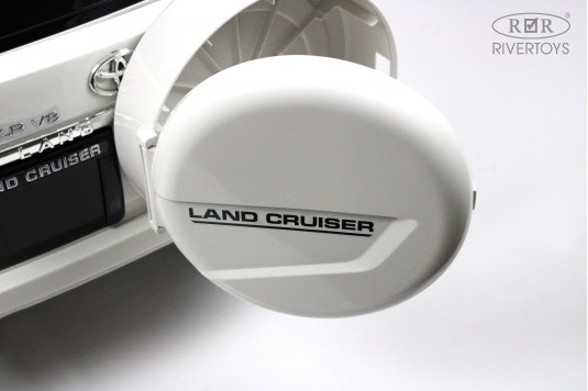 Детский электромобиль Toyota Land Cruiser 200 (JJ2022) белый