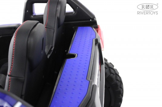 Детский электромобиль A707AA LUX NEW 4WD синий спайдер