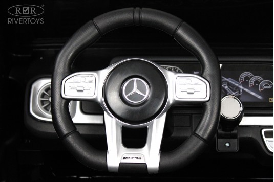 Детский электромобиль Mercedes-AMG G63 (S307) черный глянец
