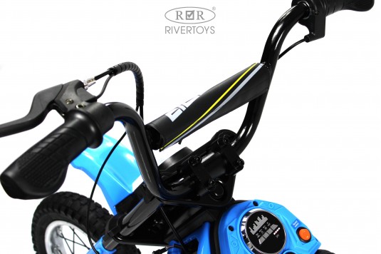 Детский электромотоцикл A005AA синий