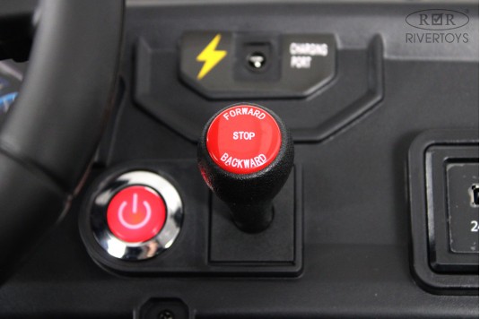 Детский электромобиль A707AA LUX NEW 4WD зеленый камуфляж