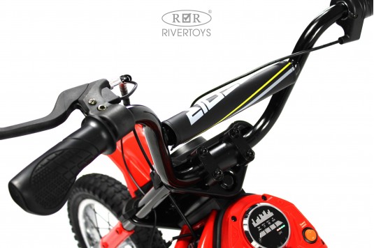 Детский электромотоцикл A005AA красный
