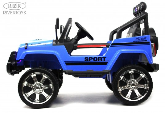 Детский электромобиль T008TT 4WD синий