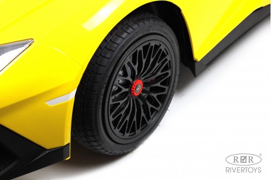 Детский электромобиль Lamborghini Aventador SV (M777MM) желтый