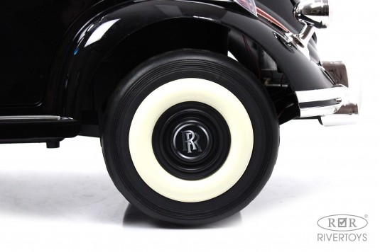 Детский электромобиль Rolls-Royce (E444EE) черный глянец