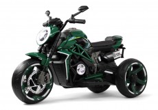 Детский электромотоцикл C111MC зеленый
