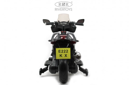 Детский электромотоцикл E222KX белый
