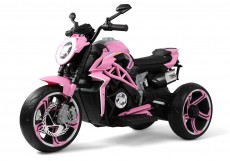 Детский электромотоцикл C111MC розовый