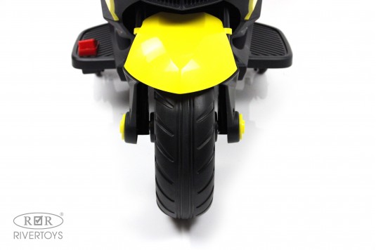 Детский электромотоцикл H222HH желтый
