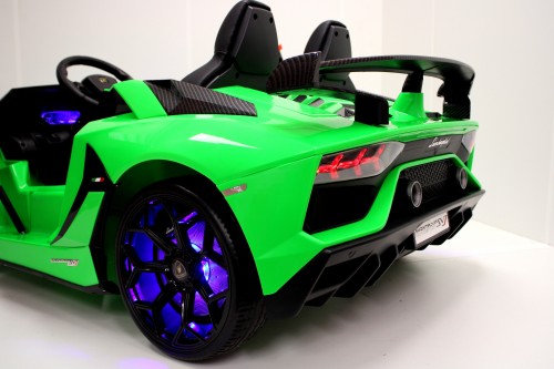 Детский электромобиль Lamborghini Aventador SVJ (A111MP) зеленый