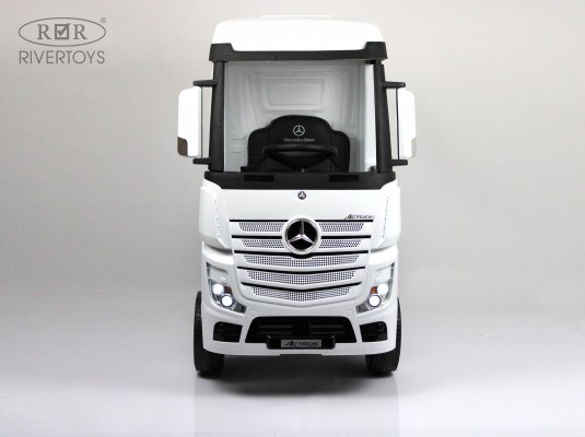 Детский электромобиль Mercedes-Benz Actros 4WD (HL358) белый
