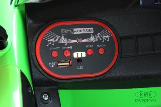 Детский электромобиль F444FF зеленый