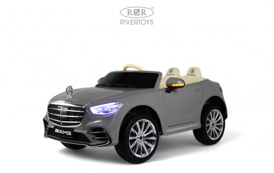 Детский электромобиль М333БХ 4WD серый