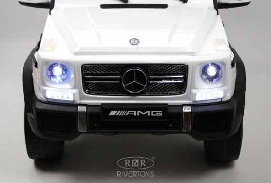 Детский электромобиль Мercedes-Benz AMG G65 белый