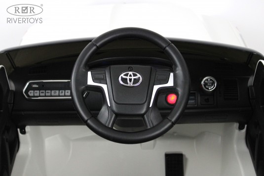 Детский электромобиль Toyota Land Cruiser 200 (JJ2022) белый