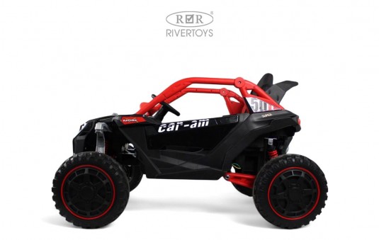 Детский электромобиль Z707ZZ черно-красный