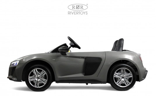 Детский электромобиль AUDI R8 (M333MM) серый