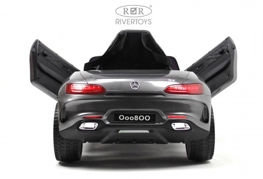 Детский электромобиль Mercedes-Benz GT (O008OO) серебристый глянец