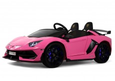 Детский электромобиль Lamborghini Aventador SVJ (A111MP) розовый