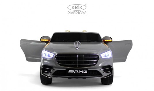 Детский электромобиль М333БХ 4WD серый