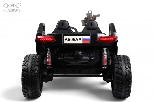 Детский электромобиль A505AA-LUX черный карбон Детский электромобиль A505AA-LUX черный карбон
