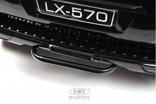 Детский электромобиль Lexus 570 (E555EE) черный глянец