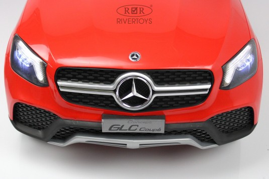 Детский электромобиль Mercedes-Benz GLC (K777KK) красный