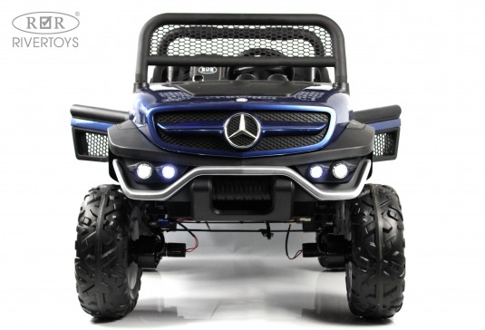 Детский электромобиль Mercedes-Benz Unimog Concept (P555BP) синий глянец