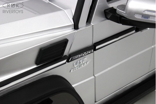 Детский электромобиль Мercedes-Benz AMG G65 серый глянец