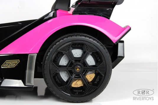 Детский электромобиль Lamborghini GT (HL528) розовый