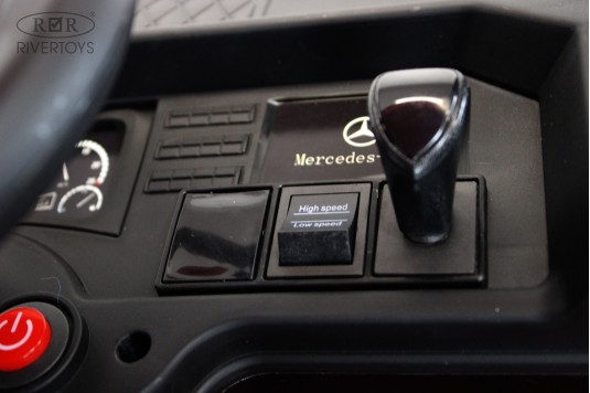 Детский электромобиль Mercedes-Benz Actros 4WD (HL358) вишневый глянец