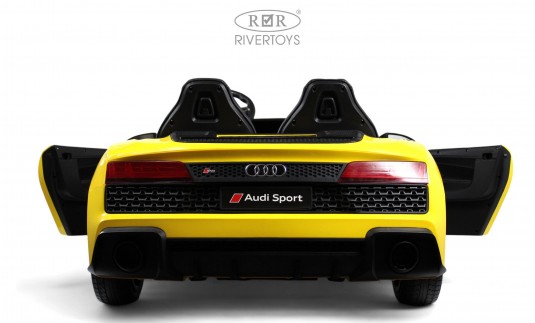 Детский электромобиль AUDI R8 (M333MM) желтый