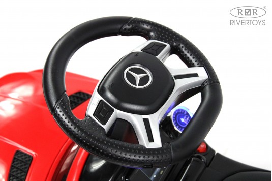 Детский толокар Mercedes-Benz GL63 (A888AA) красный