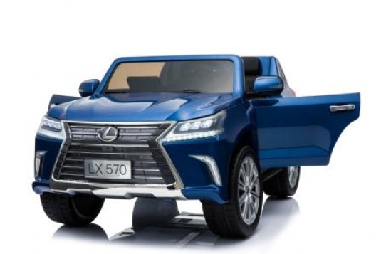 Детский электромобиль Lexus LX570 (Y555YY) синий глянец