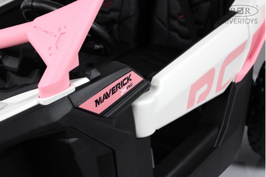 Детский электромобиль BRP Can-Am Maverick (Y111YY) светло-розовый