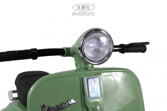 Детский электроскутер VESPA (M888MM) зеленый