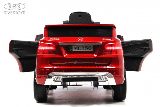 Детский электромобиль Mercedes-Benz ML350 вишневый глянец
