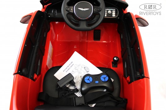 Детский электромобиль Aston Martin (P888PP) красный