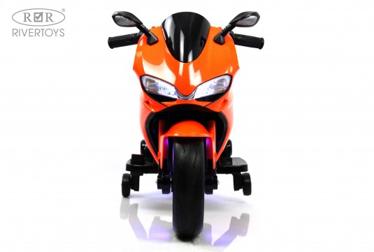 Детский электромотоцикл A001AA оранжевый