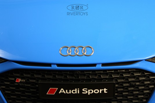 Детский электромобиль AUDI R8 (M333MM) синий