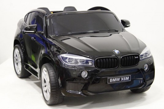 Детский электромобиль BMW X6M (JJ2168) черный глянец