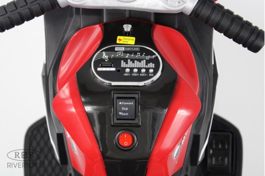 Детский электромотоцикл K222AM красный